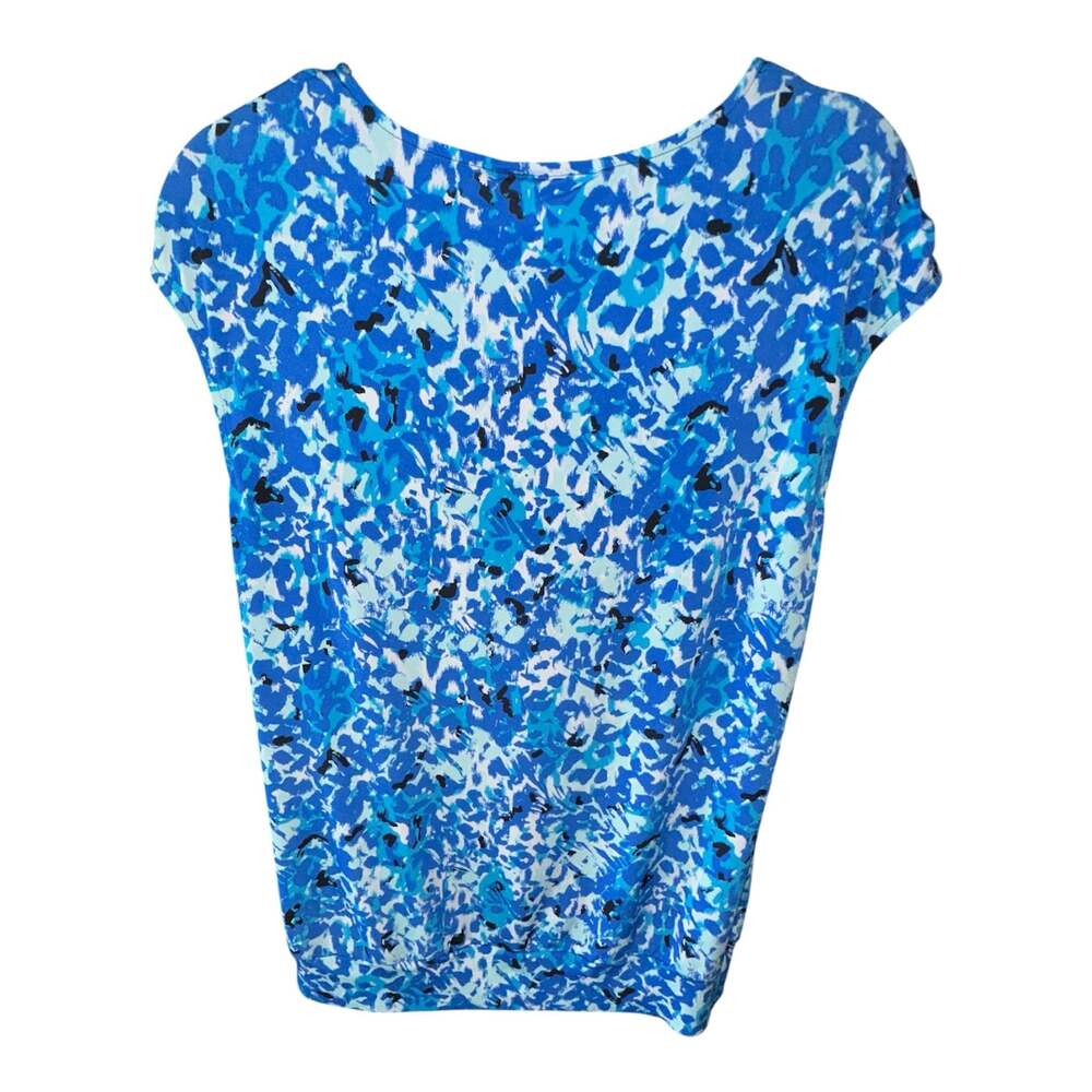 Christopher & Banks Blue Sleeveless Blouse Size L - Picture 2 of 12